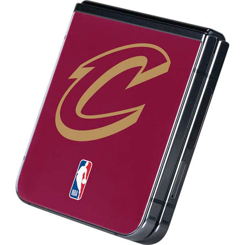 NBA Cleveland Cavaliers Large Logo Galaxy Z Flip5 5G Skin
